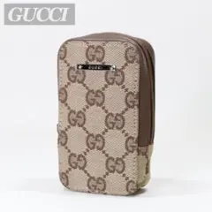【良品】 GUCCI シガレットケース ポーチ タバコ GGキャンバス