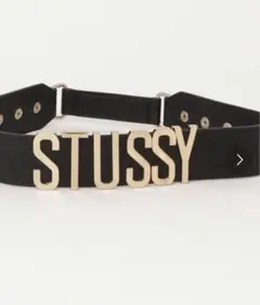 STUSSYベルトBIGゴールドバックル