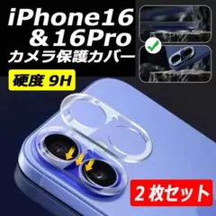 iphone16&16Pro カメラ保護カバーフィルム 2枚セットa