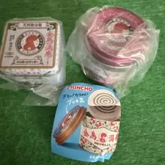 金鳥の渦巻き蚊取り線香メモ缶コレクション