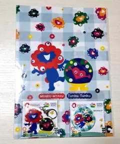 ミャクミャク　トゥンクトゥンク　アクリルキーホルダー、クリアファイル、マグネット