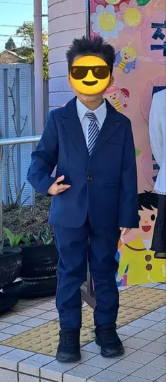 卒園式　入学式　フォーマルスーツ 120 男の子 5点セット