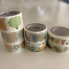 【中古】みずたまパン工房 マスキングテープ mizutama