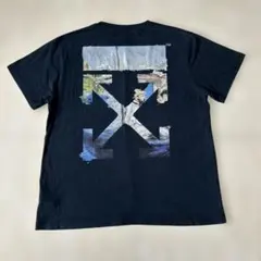 OFF WHITE 2019ss ブラック グラフィックTシャツ　キムタクのサムネイル