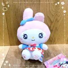 【タグ付き】ゆるかわ サンリオキャラクターズ ぬいぐるみ マイメロディ
