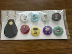 TAKUYA∞の創り方 Air Tagレザーケース 缶バッジセット 블랙