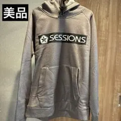 SESSIONS セッション　防水　パーカー グレー