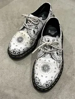 ドクターマーチン Dr.Martens ペイズリー柄レザーシューズ ユニセックス