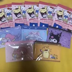 サンリオ フラットポーチ 5点セット リトルツインスターズ クロミ シナモロール