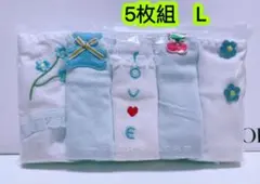 5枚組L160 女子高生ショーツ 女の子下着 綿 レディースパンツ肌着　247号