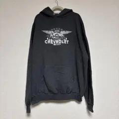 CHEVROLET ダークグレー XL パーカー