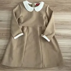 プティマンコラボ　ポロ　polo 120cm ベージュ ワンピース