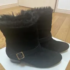 2way ファー付きブラックブーツMサイズ