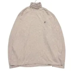 マ*ん様 トミーヒルフィガー タートルネック ニット セーター ベージュr93