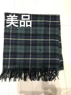 ラルフローレン　チェック　大判　膝掛け　マフラー　ストール　ブランケット