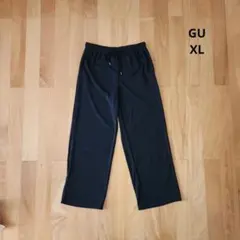 GU リブプルオンパンツ 黒 XL タグなし新品未使用のサムネイル
