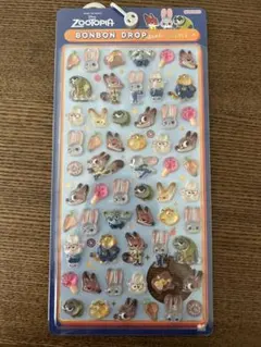 ボンボンドロップシール　ミニ　ズートピア　ディズニー
