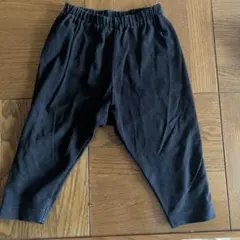 無印良品 ベビーパンツ ブラック 80
