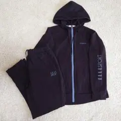 ELLES SPORT ジャージ上下セット ブラック