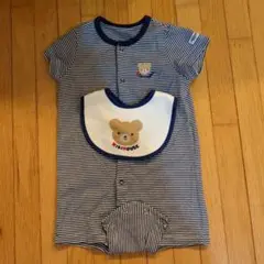 ミキハウス ベビー服＆スタイセット 80cm 男の子向け