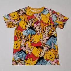 【東京ディズニーリゾート】くまのプーさん 総柄Tシャツ