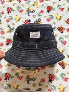 Lee デニム バケットハット 48cm あご紐付き キッズ 帽子
