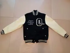 OFF SHORE スタジャン ブラック×ホワイト(クリーム)