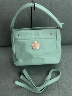 MARY QUANT ワンショルダー 2wayバッグ ミントグリーン