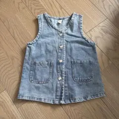 デニム ワンピース ジャンパースカート