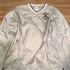 FILA GOLF フィラゴルフ 2WAY 蓄熱ブルゾン 総柄 グレー系 LL