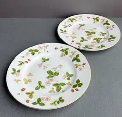 ウェッジウッド ワイルドストロベリー 中皿 20.5cm 2枚
