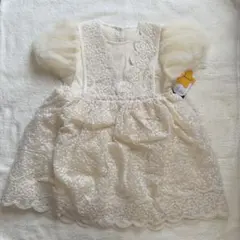 ベビー服 ワンピース 女の子 半袖 綿100％ セレモニー服 春夏 120のサムネイル
