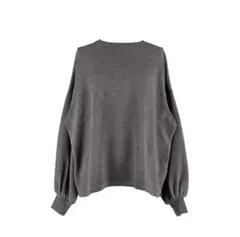 coca エンボス バルーンスリーブカットソー グレー M