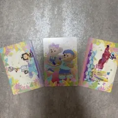 香港ディズニー 20周年　トレカ　ダッフィー&シェリーメイ