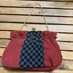 【くろちく】がま口バッグ