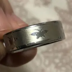 シルバー バタフライ 蝶々 21号 リング 指輪