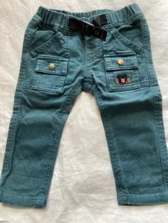 DOUBLE.B パンツ 80 青緑