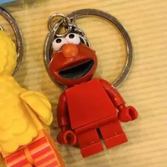 新品　レア　ミニフィギュアキーホルダー　セサミストリート エルモ