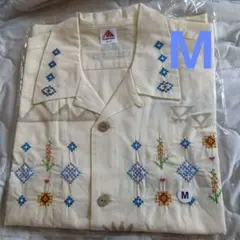 藤井風 フジロック 2026 刺繍半袖シャツ アイボリー Lサイズ - メルカリ