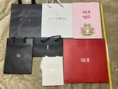 コスメブランド ショップ袋 まとめ売り 7枚　YSL SK-II BA クレド等のサムネイル