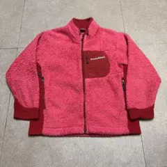 Montbell モンベル　キッズ　フリースジャケット　アウトドア　赤　120