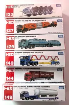 未開封品トミカ ロング五台セットNO.140 123 136 127 129 トミカ ロングタイプ 6台セット 135 136 140 142 143 150 - メルカリ