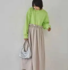 ラビアンジェ　スウェットドロストワンピースドレス