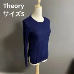 Theory】 COMPACT CREPE ボーダーリブニット 七分袖 S - メルカリ