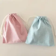 133 コップ袋　2個セット　ハンドメイド