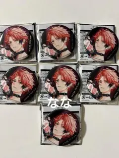 にじさんじ ぎゃうるふ ランダム缶バッジ 赤城ウェン 7個セット