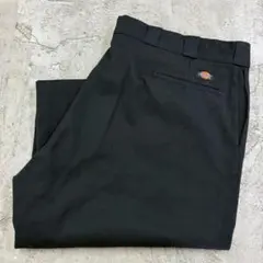 ディッキーズ　Dickies　ワークパンツ　874　W45　ブラック　古着のサムネイル
