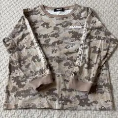 XLARGE キッズ 迷彩柄 長袖カットソー