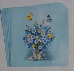 No.409ペーパーナプキン５枚★デコパージュ