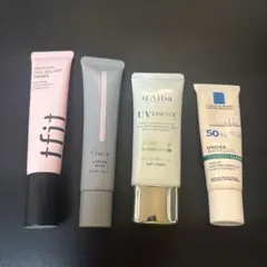 【人気4点セット】ラロッシュポゼ／ダルバ／チャコット／tfit 化粧下地・UV